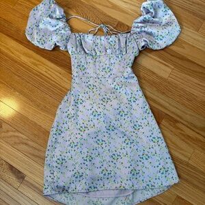 Zara Lavender Mini Dress